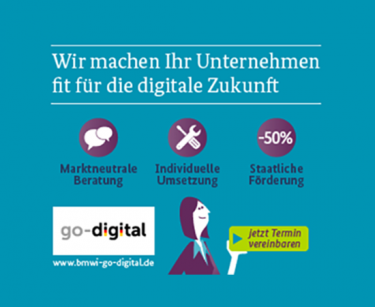 50% Zuschuss für Digitalisierungsprojekte